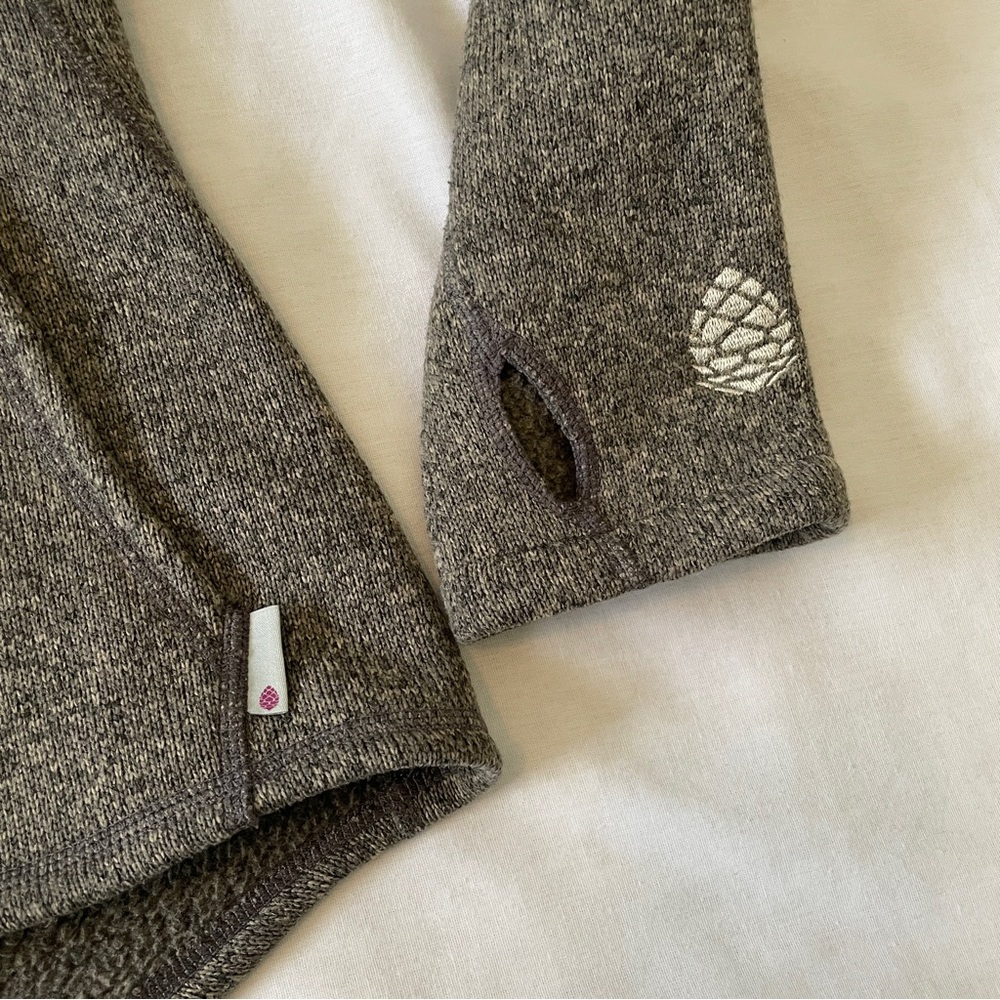 Women's Gray Hooded Top - Picture 5 of 10